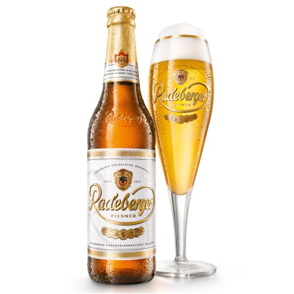 Bia Radeberger Pilsner 4.8% - Chai 330ml - Thùng 24 Chai