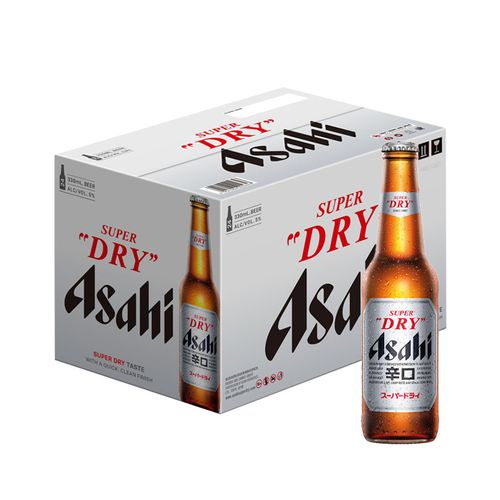 Bia Asahi Super Dry 5% - Chai 330ml - Thùng 24 Chai